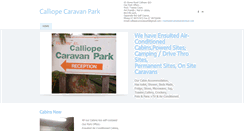 Desktop Screenshot of calliopecaravanpark.com